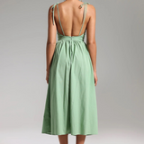 Robes empires vert d eau sans manche