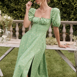 Robe vintage vert d'eau