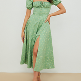 Robe vintage vert d'eau