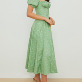 Robe vintage vert d'eau