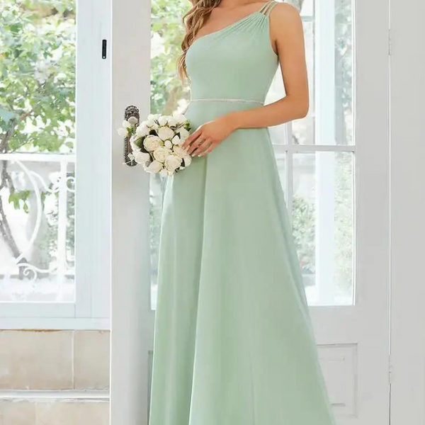 Robe bleu vert d’eau