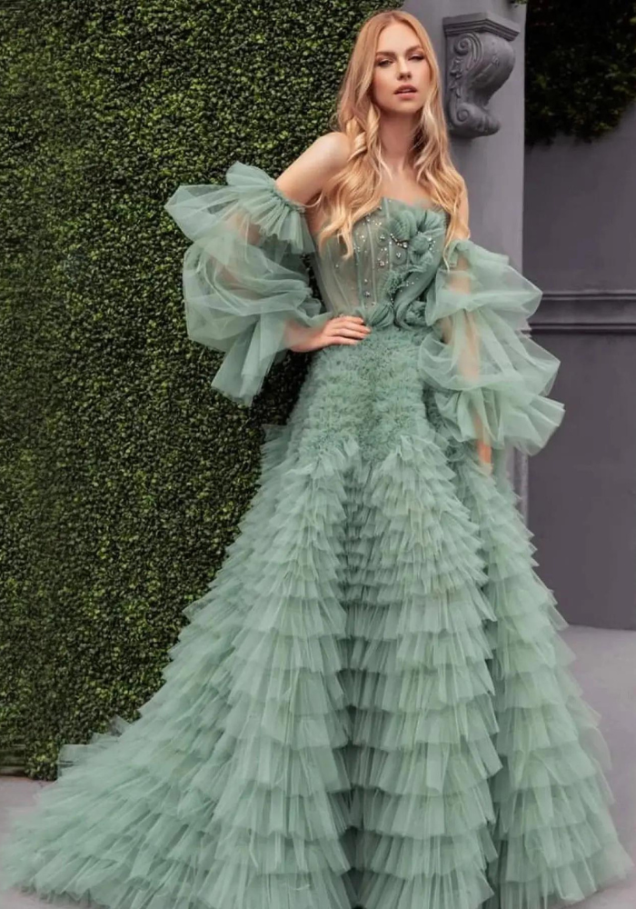 Robe de mariee vert d eau Robe Vert d Eau