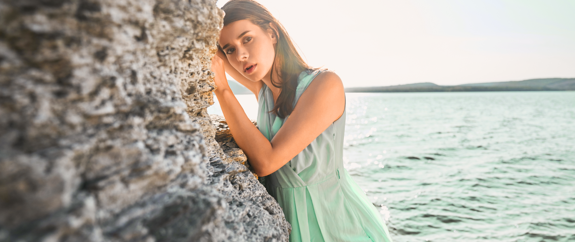 robe vert d'eau acceuil