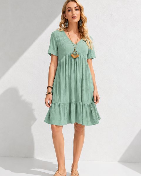 Robe d'été vert d'eau