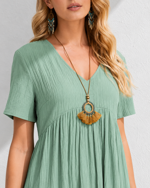 Robe d'été vert d'eau