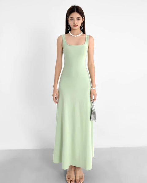 Robe d’Eté Chic Vert d’Eau