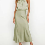 Robe de Soirée Couleur Vert d’Eau