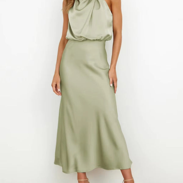 Robe de Soirée Couleur Vert d’Eau