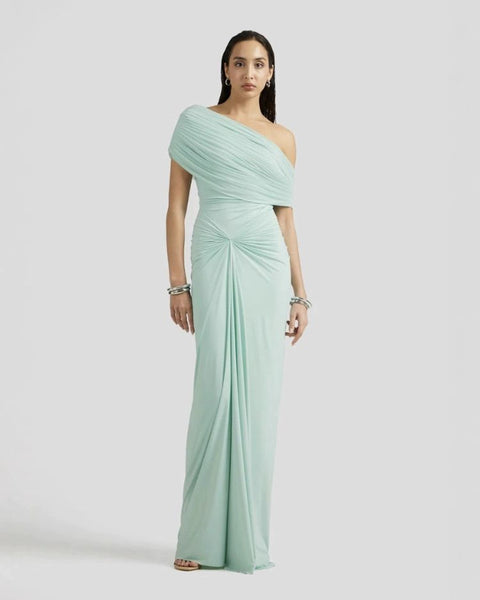 Robe cérémonie vert d'eau