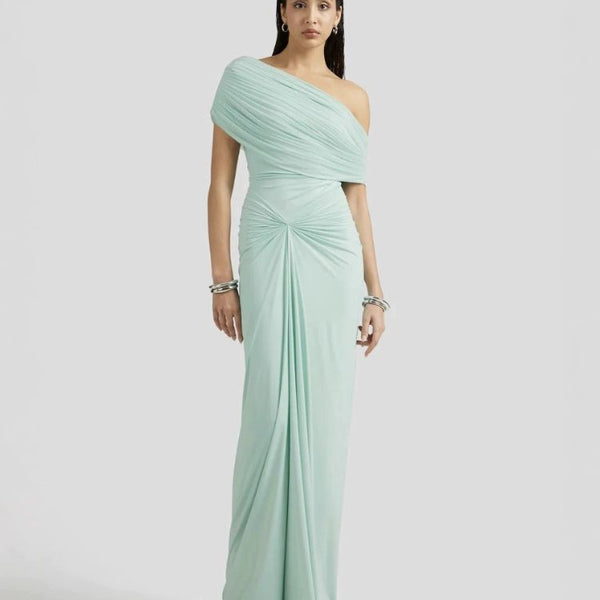 Robe cérémonie vert d'eau