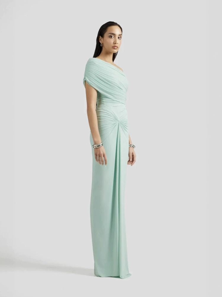 Robe cérémonie vert d'eau