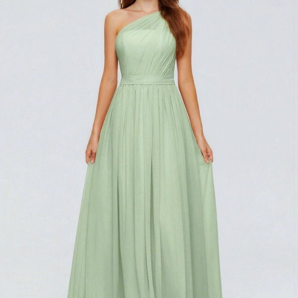 Robe fluide vert d'eau