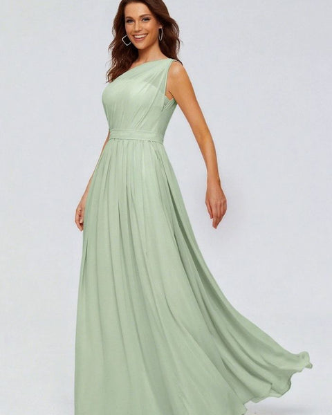 Robe fluide vert d'eau