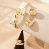Bracelet goutte or