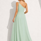Robe bleu vert d’eau
