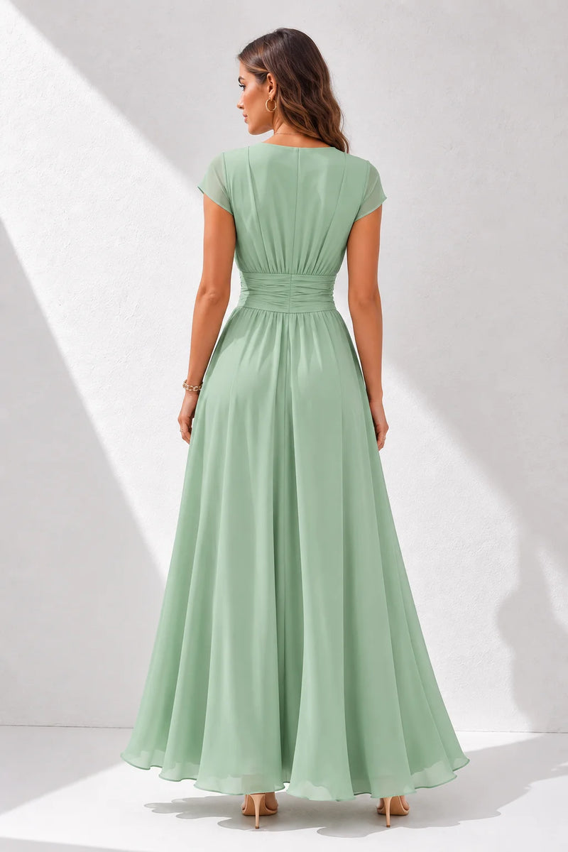 Robe Bohème Chic Vert d’Eau