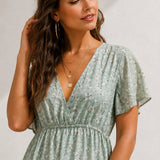 Robe bohème vert d’eau