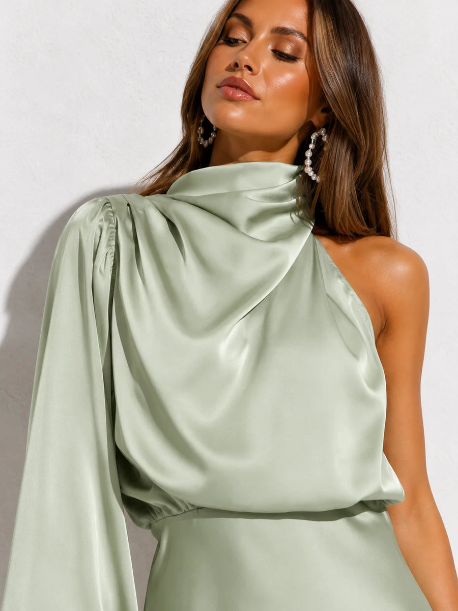 Robe habillée vert d’eau