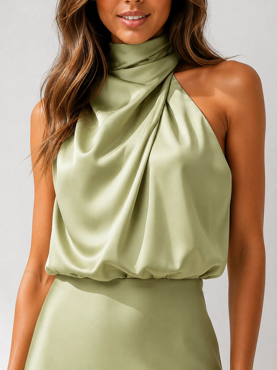 Robe de Soirée Couleur Vert d’Eau
