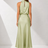 Robe de Soirée Couleur Vert d’Eau