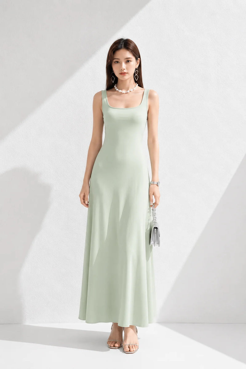 Robe d’Eté Chic Vert d’Eau