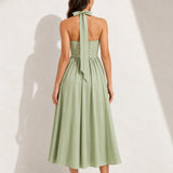 Robe Dos Nu Vert d’Eau