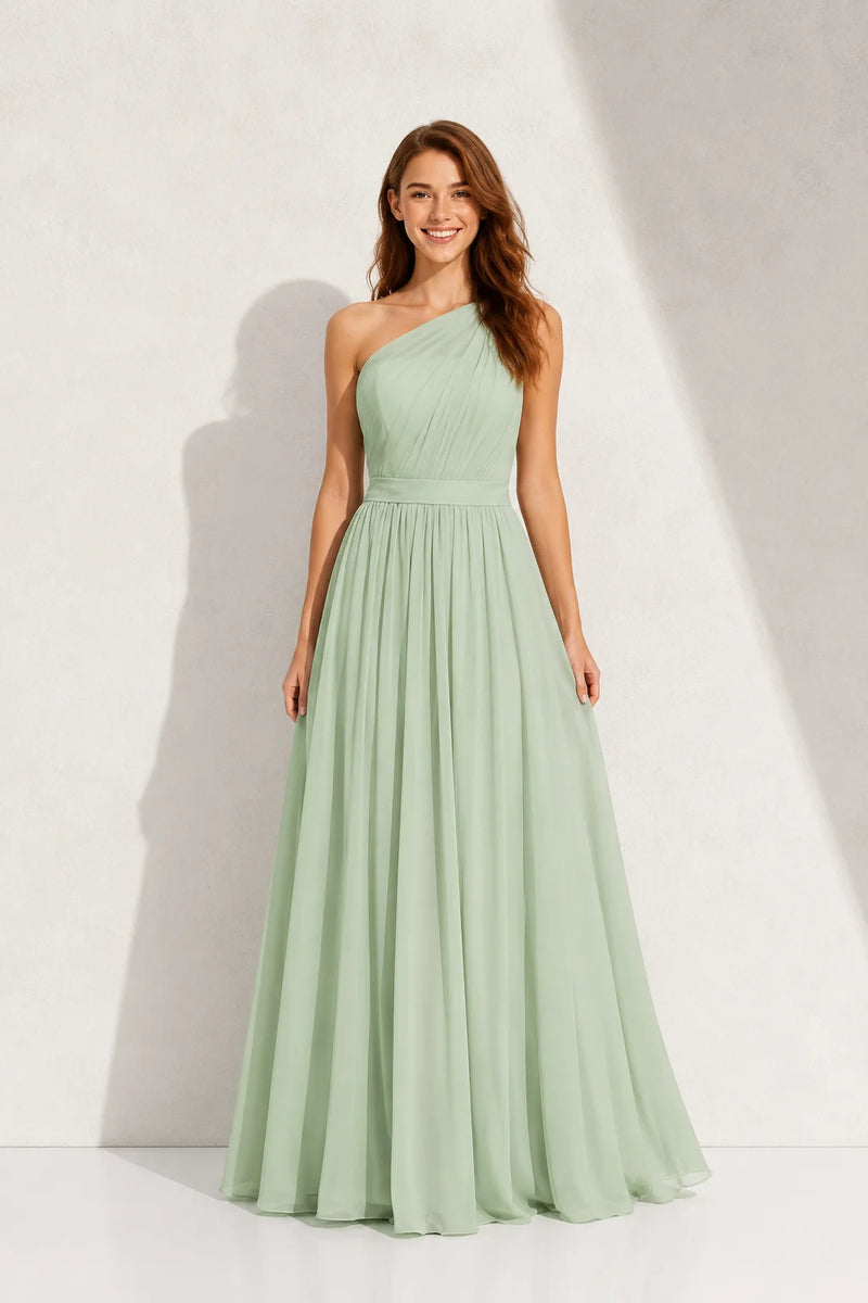 Robe fluide vert d’eau