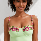 Robe Mi Longue Vert d’Eau