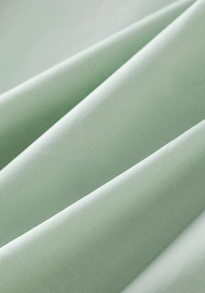 Robe vintage vert d’eau détails