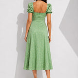 Robe vintage vert d’eau